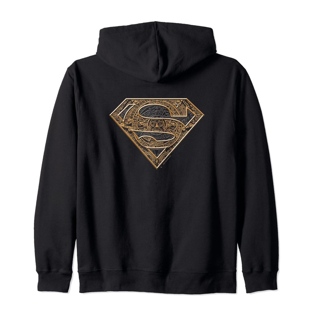 Superman Aztec Shield Zip Hoodie